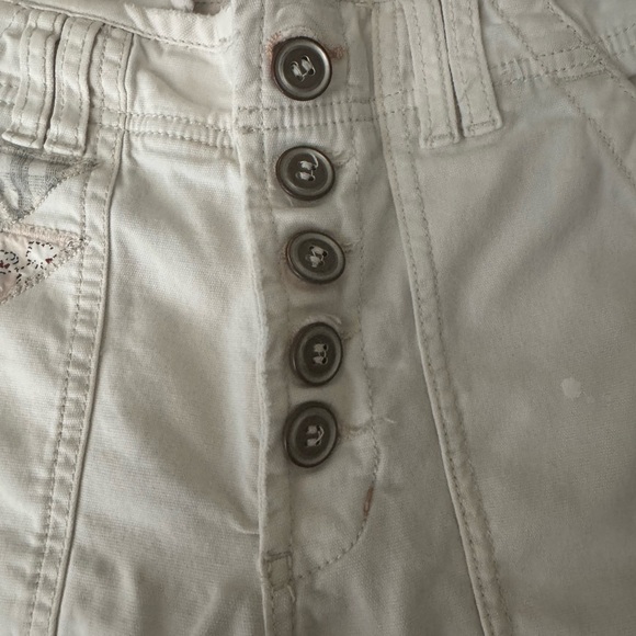 Anthropologie Pilcro The Wanderer Pant Patchwork Painter Paint Size 26 - Picture 2 of 7